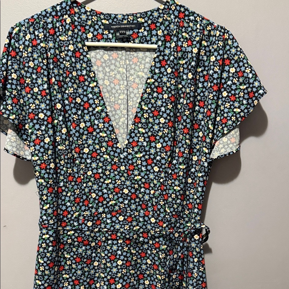 French Connection Blue Floral Maxi Dress - Picture 3 of 8